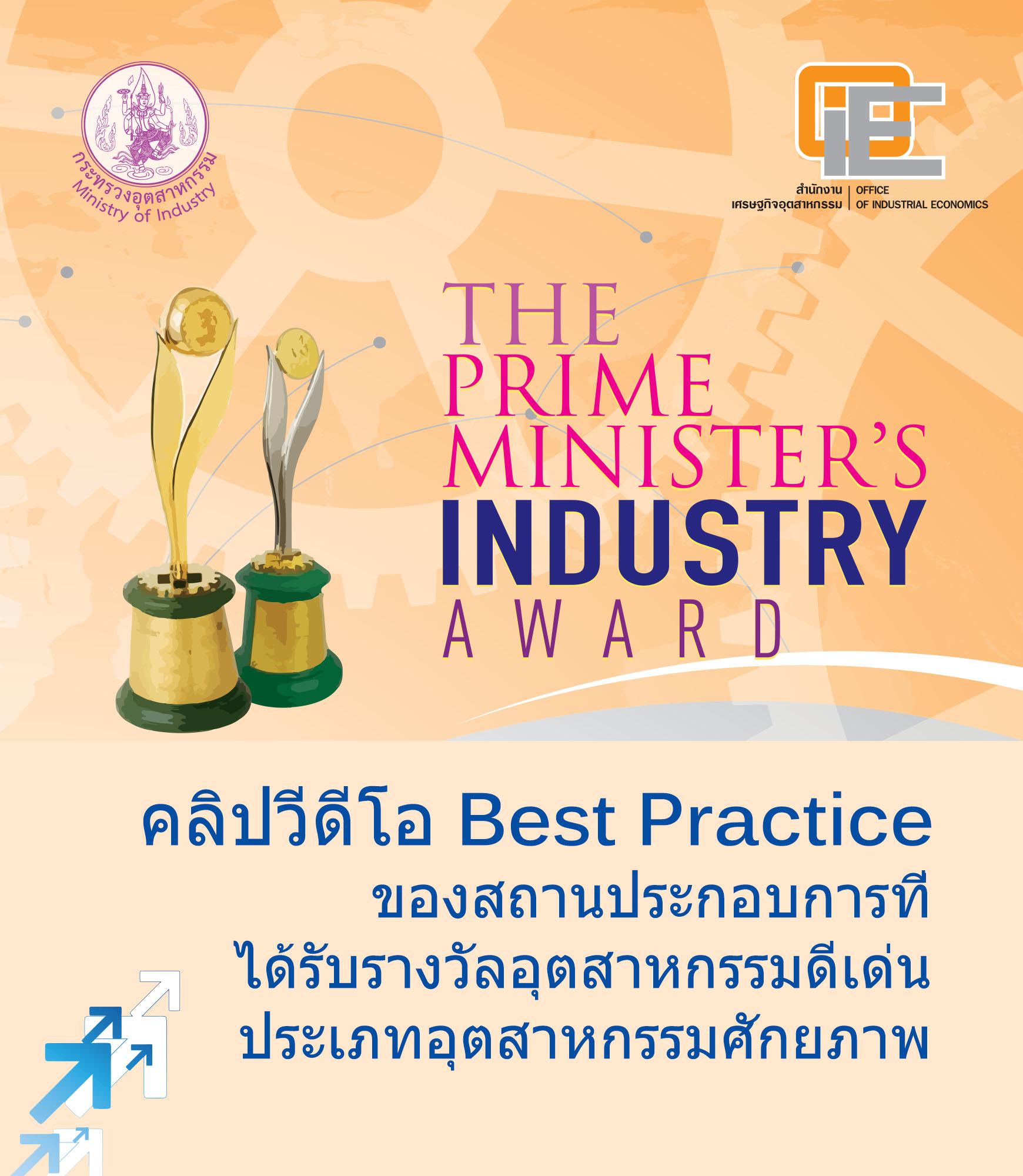 คลิปวีดีโอ Best Practice ของสถานประกอบการที่ได้รับรางวัลอุตสาหกรรมดีเด่น ประเภทอุตสาหกรรมศักยภาพ