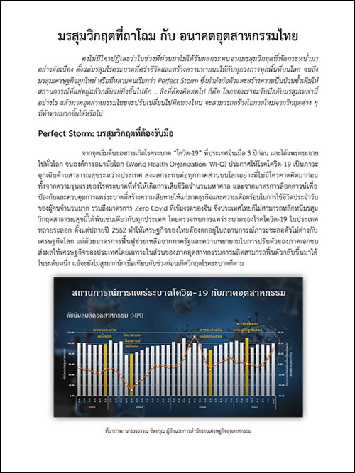 มรสุมวิกฤตที่ถาโถม กับ อนาคตอุตสาหกรรมไทย