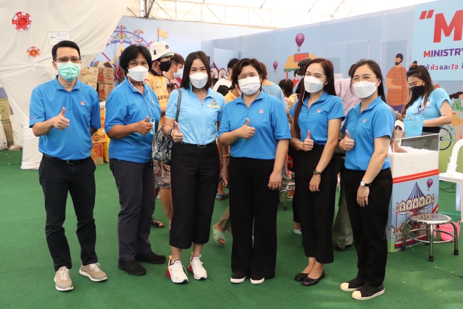 สศอ. ร่วมงานกาชาด ร้านกระทรวงอุตสาหกรรม โซนหน่วยงานราชการ งานกาชาดประจำปี 2565