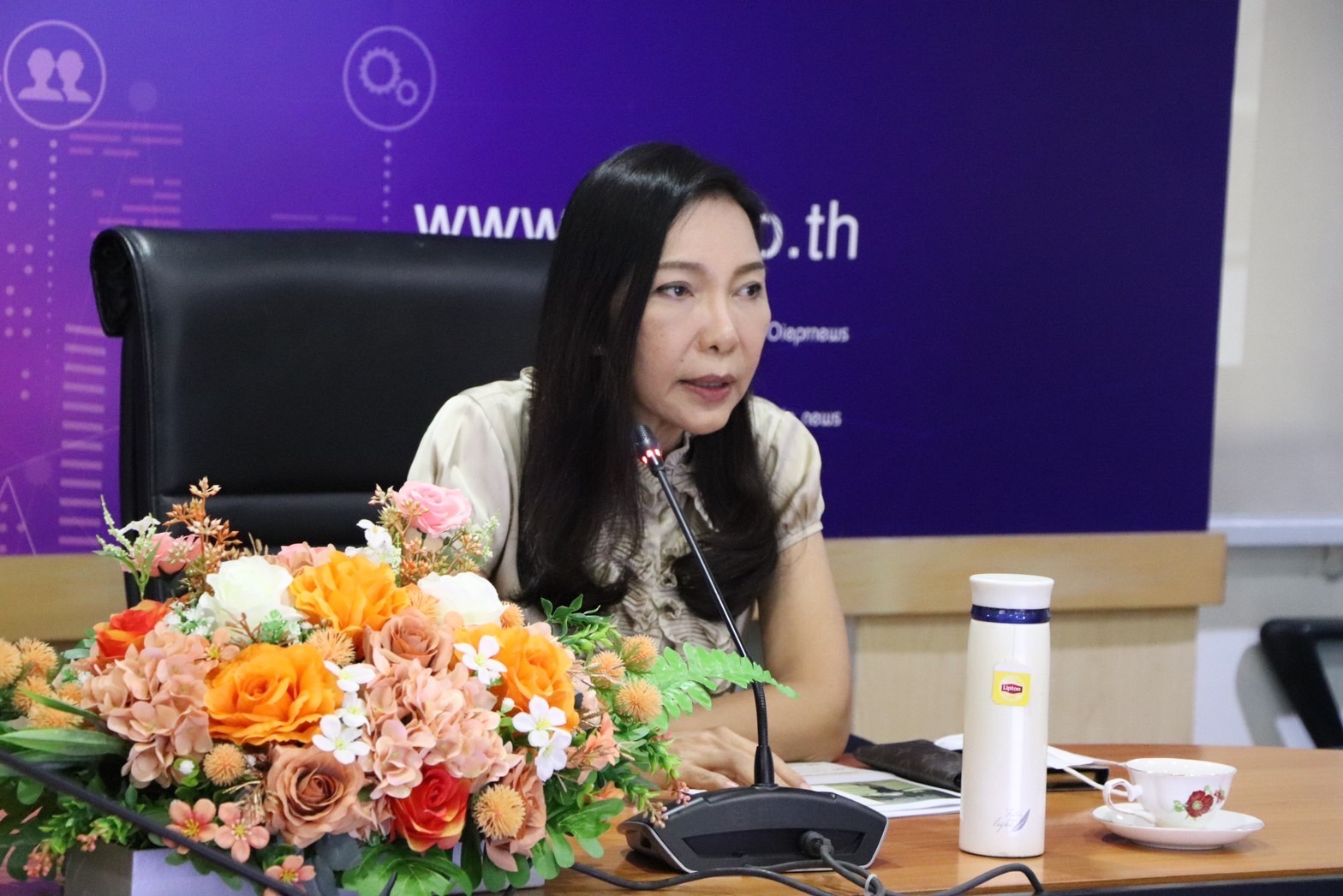 การประชุมคณะกรรมการจัดหารายได้เพื่อกองทุนสวัสดิการสำนักงานเศรษฐกิจอุตสาหกรรม ครั้งที่ 1/2566