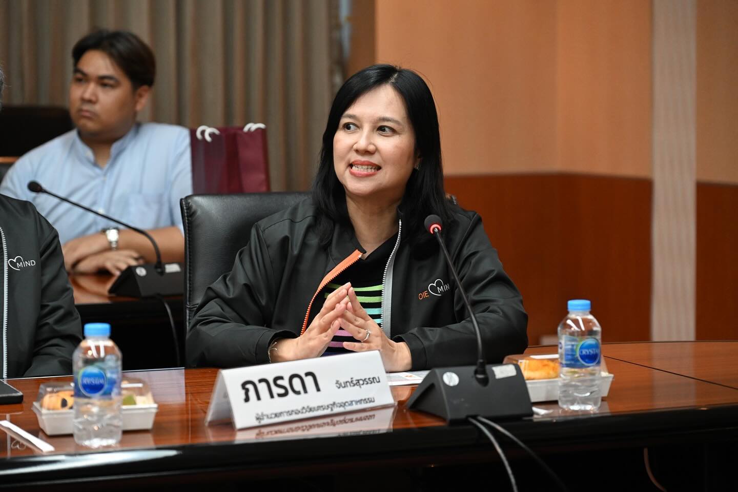 การประชุมหารือแลกเปลี่ยนแนวทางการพัฒนาเครื่องชี้วัดที่ใช้แสดงทิศทางภาวะภาคอุตสาหกรรมในอนาคต