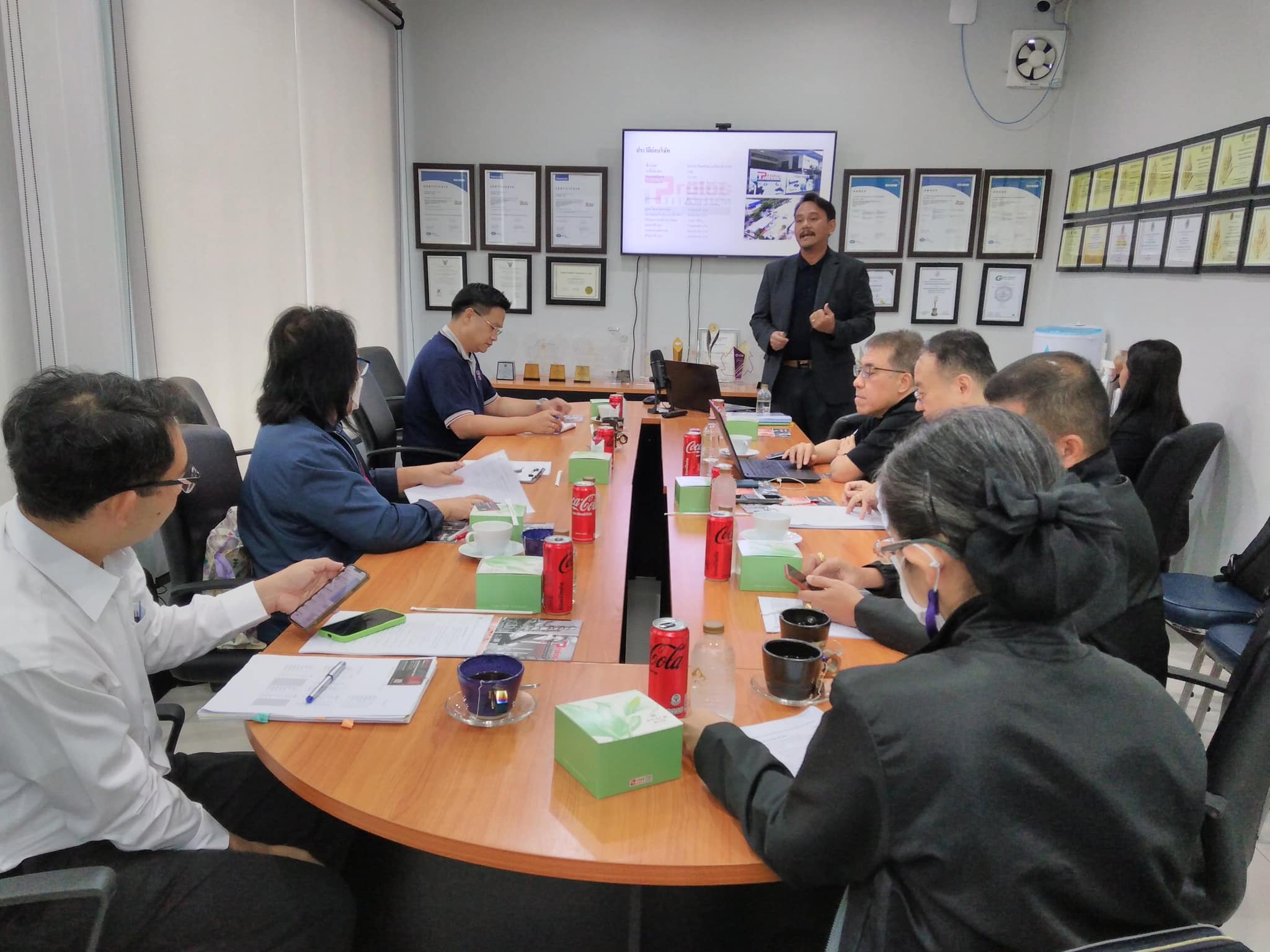 คณะทำงานพิจารณารางวัลอุตสาหกรรมดีเด่น ประเภทอุตสาหกรรมและบริการแห่งอนาคต เข้าร่วมตรวจประเมินสถานประกอบการ site visit รอบที่ 2 ณ บริษัท โปรลอก ไทเทเนียม จำกัด