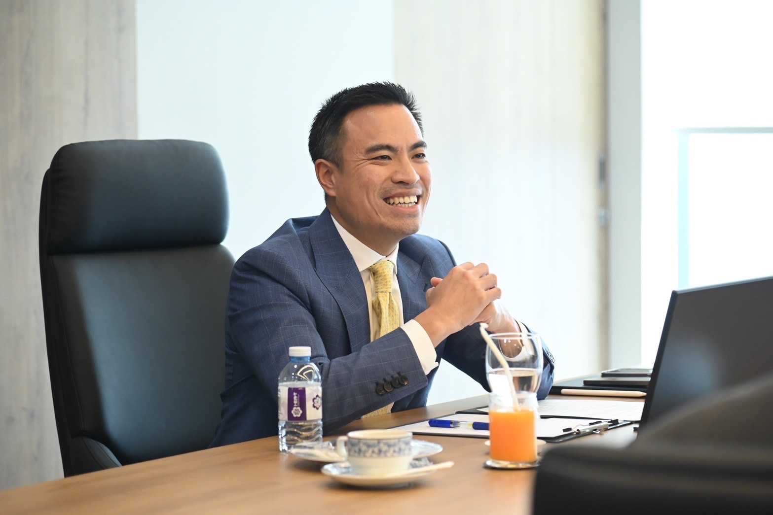 นายเอกนัฏ พร้อมพันธุ์ รัฐมนตรีว่าการกระทรวงอุตสาหกรรม และคณะ เข้าร่วมการประชุมหารือกับ นายกลินท์ สารสิน ประธานกรรมการ และคณะผู้บริหารระดับสูงจากบริษัท โตโยต้า มอเตอร์ ประเทศไทย จำกัด