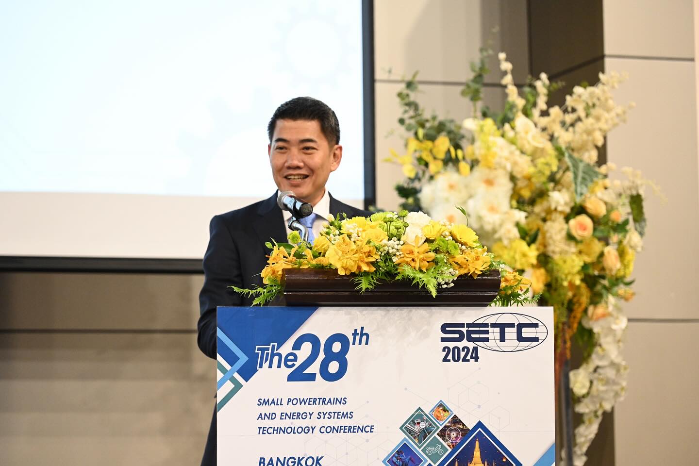 ผศอ.ภาสกร ปาฐกถาพิเศษในงาน SETC 2024 โชว์ศักยภาพอุตฯ เครื่องยนต์ขนาดเล็ก รับนโยบาย “ปฏิรูปอุตสาหกรรม” รมต.เอกนัฏ