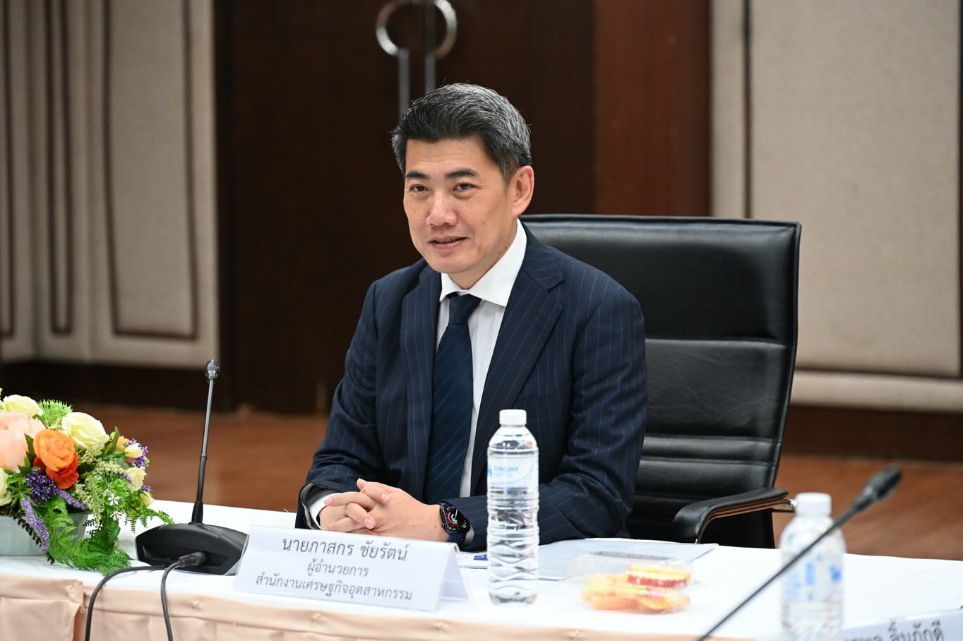 ประชุมหารือความคืบหน้าผลการดำเนินการและทบทวนมาตรการพัฒนาอุตสาหกรรมหุ่นยนต์และระบบอัตโนมัติ
