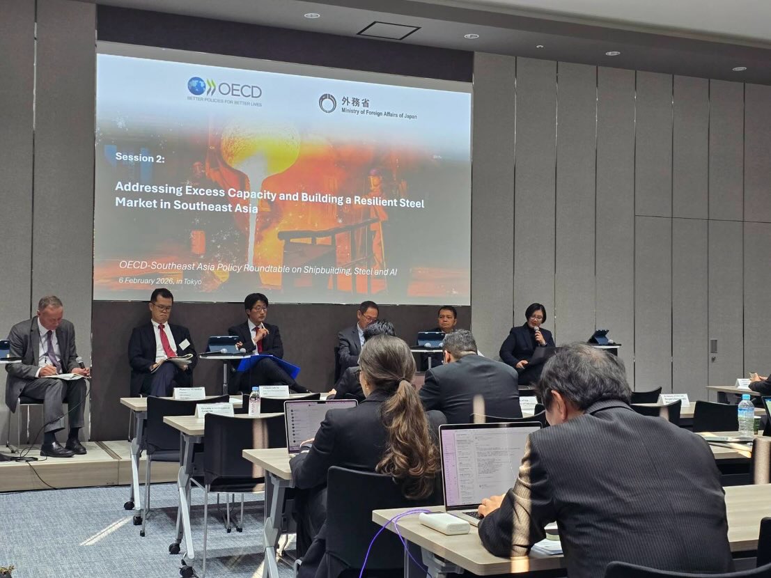 สศอ. เข้าร่วมการประชุม Strengthening Economic Security for Prosperity in Southeast Asia : Policy Insights from Strategic Industries. OECD- Southeast Asia Policy Roundtable on Shipbuilding, Steel and A