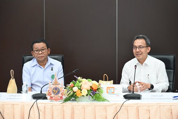 สำนักงานเศรษฐกิจอุตสาหกรรม (สศอ.) ให้การต้อนรับนายวีรวุฒิ อิ่มสำราญ รองปลัดกระทรวงสาธารณสุข พร้อมคณะฯ ในโอกาสเข้าศึกษาดูงานและหารือแนวทางความร่วมมือด้านการพัฒนาอุตสาหกรรมที่เกี่ยวข้องกับภาคสาธารณสุข