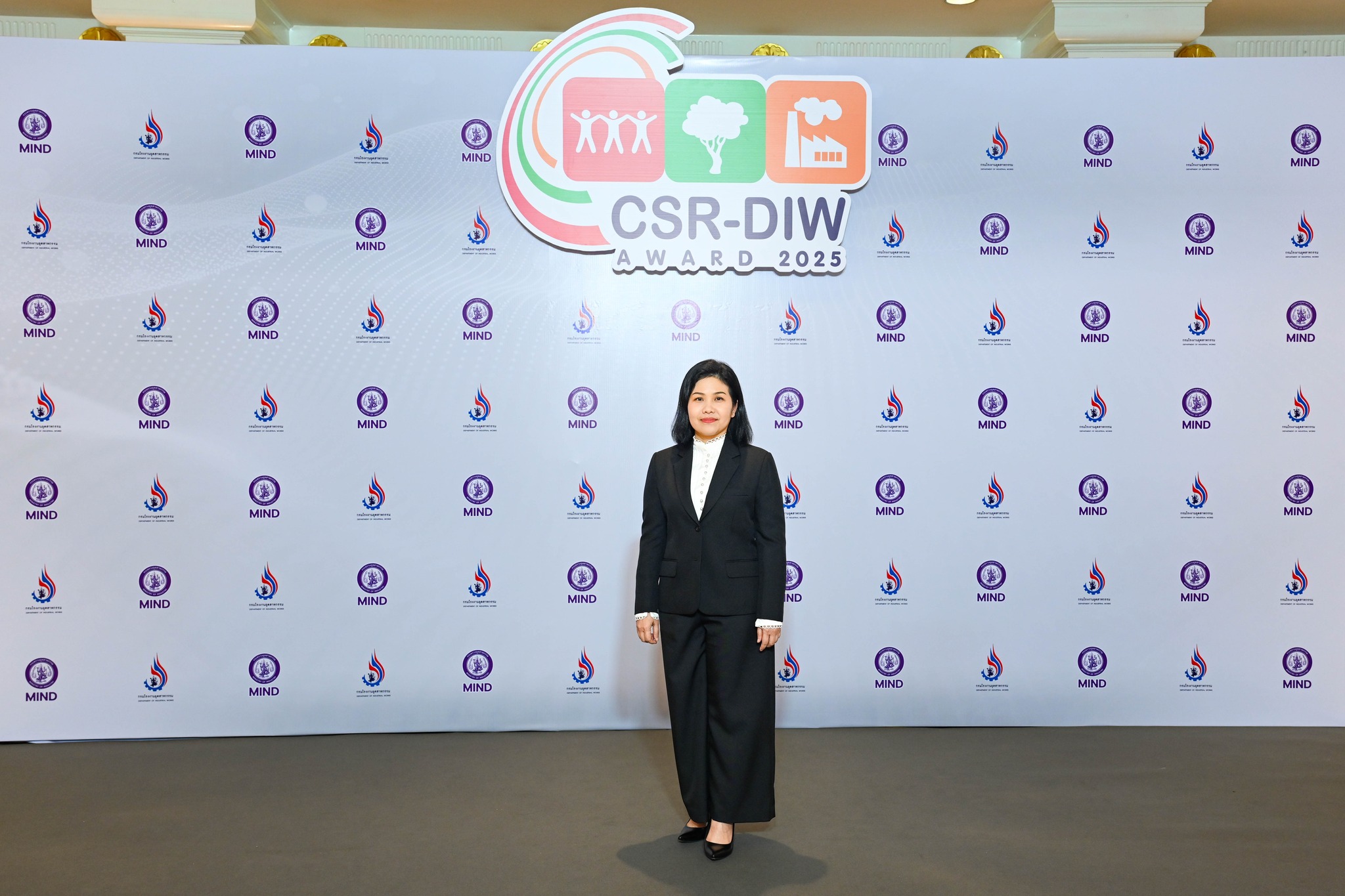 รศอ.ณิรดา เข้าร่วมงานสรุปผลการดำเนินงานโครงการส่งเสริมโรงงานอุตสาหกรรมให้มีความรับผิดชอบต่อสังคมและชุมชนเพื่อยกระดับอุตสาหกรรมดี อยู่คู่ชุมชนอย่างยั่งยืน (CSR-DIW to MIND for Sustainability) ประจำปีงบ