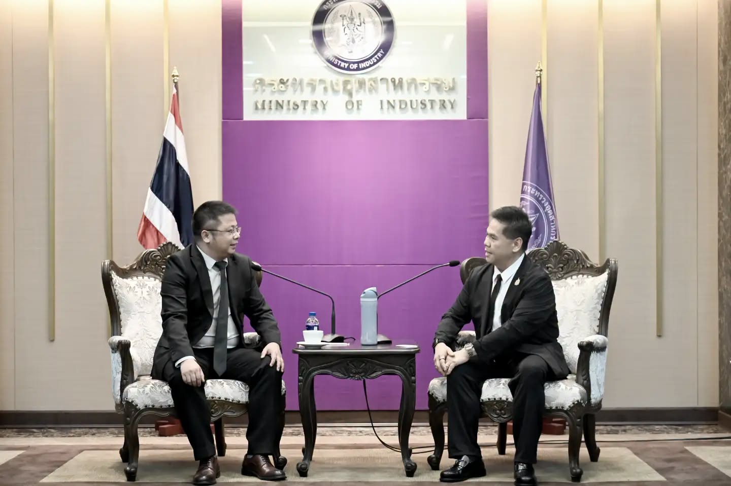 กระทรวงอุตสาหกรรมต้อนรับผู้บริหาร GWM พร้อมหารือสถานการณ์อุตสาหกรรมและมาตรการสนับสนุนของภาครัฐ