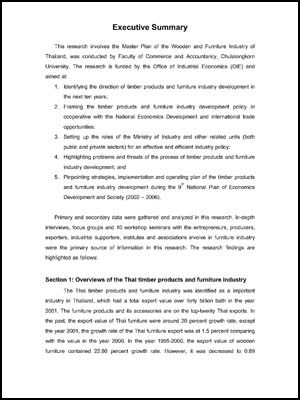 Sectoral Industrial Master Plan (Wood Industry)